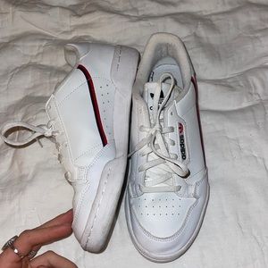 Adidas retro sneakers, size 5Y but 7 in women, good condition